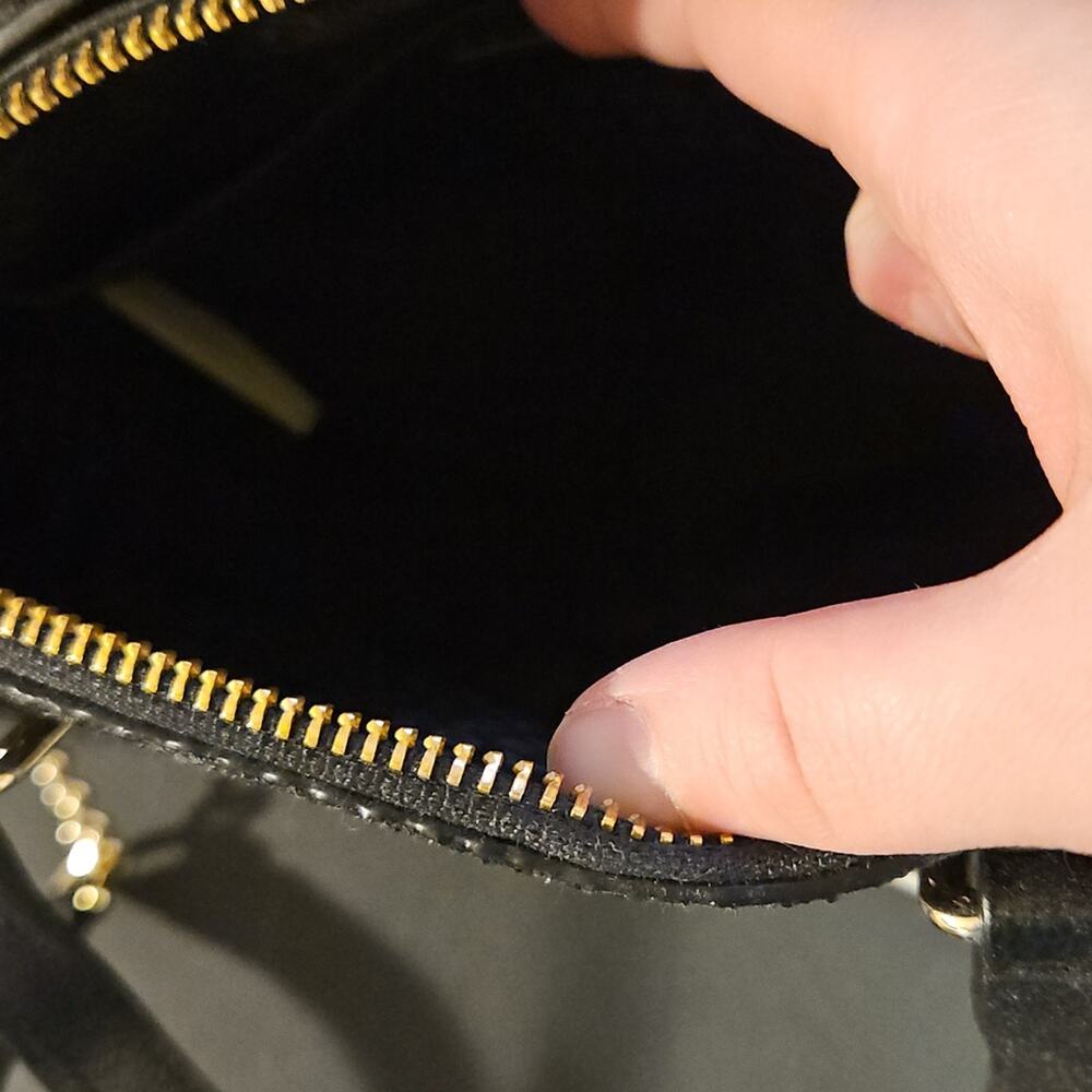 NWT Kate Spade Black  Mini Reiley Laurel Way  Glitter Purse. - Picture 6 of 9